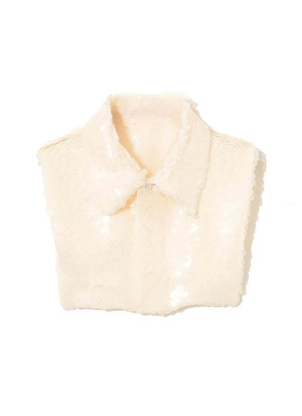Undercover Sequin Collar Top
