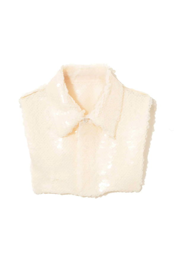 Undercover Sequin Collar Top