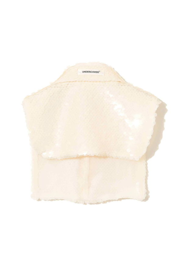Undercover Sequin Collar Top