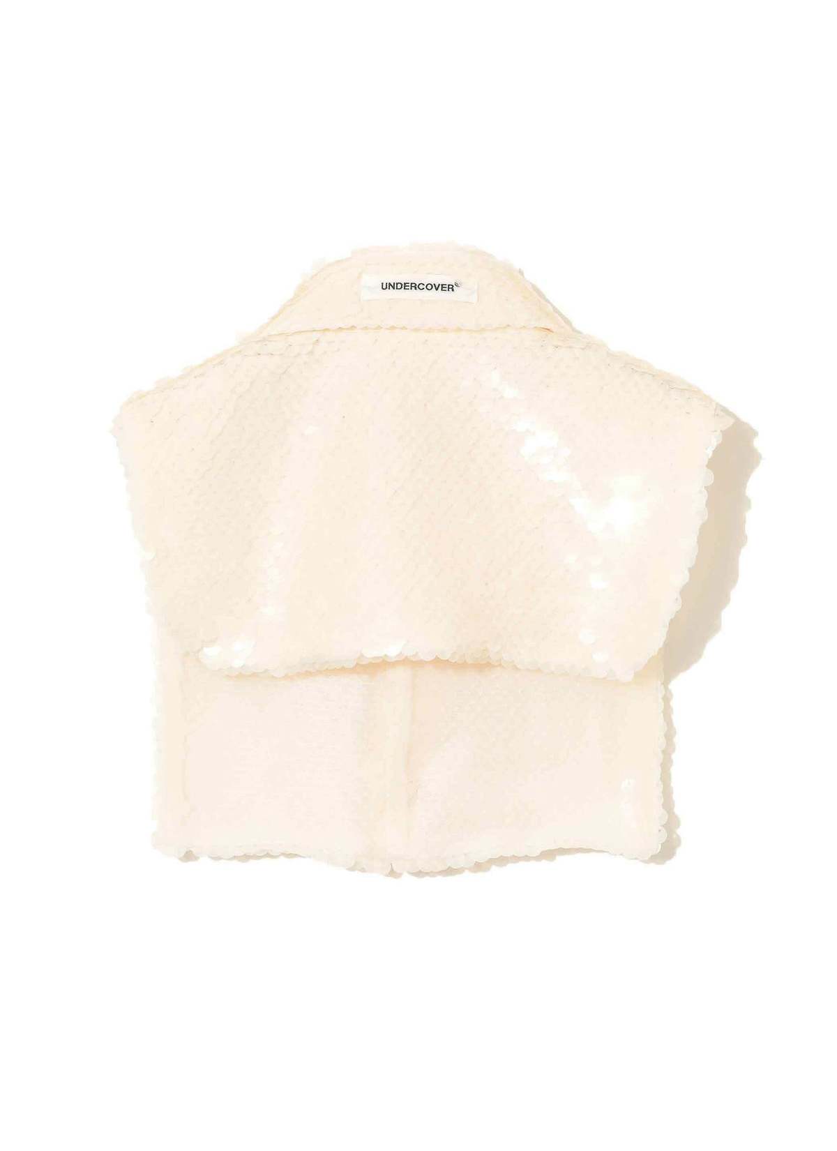 Undercover Sequin Collar Top - Image 2 of 7