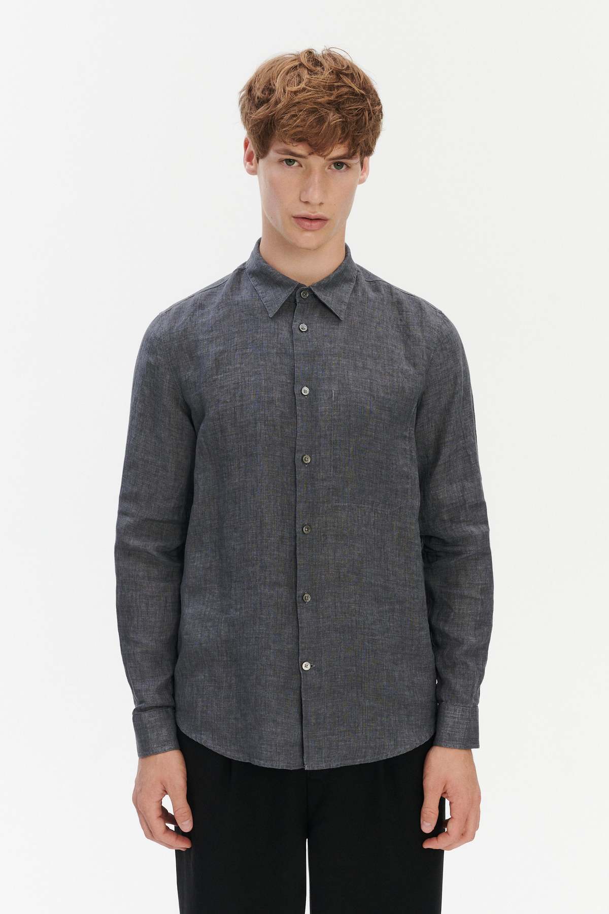 Delikatessen Feel Good Shirt in Pure Italian Linen - Image 5 of 8