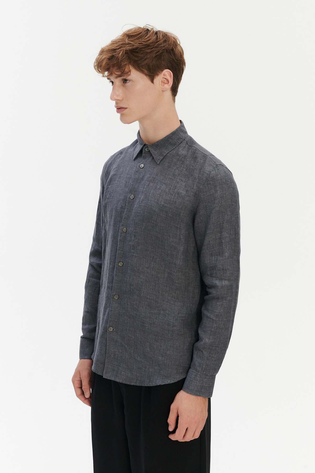 Delikatessen Feel Good Shirt in Pure Italian Linen - Image 6 of 8