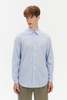 Delikatessen Relaxed Fit Shirt with Fabric Covered Buttons in Soft Italian Cotton Shirt - Thumbnail 4