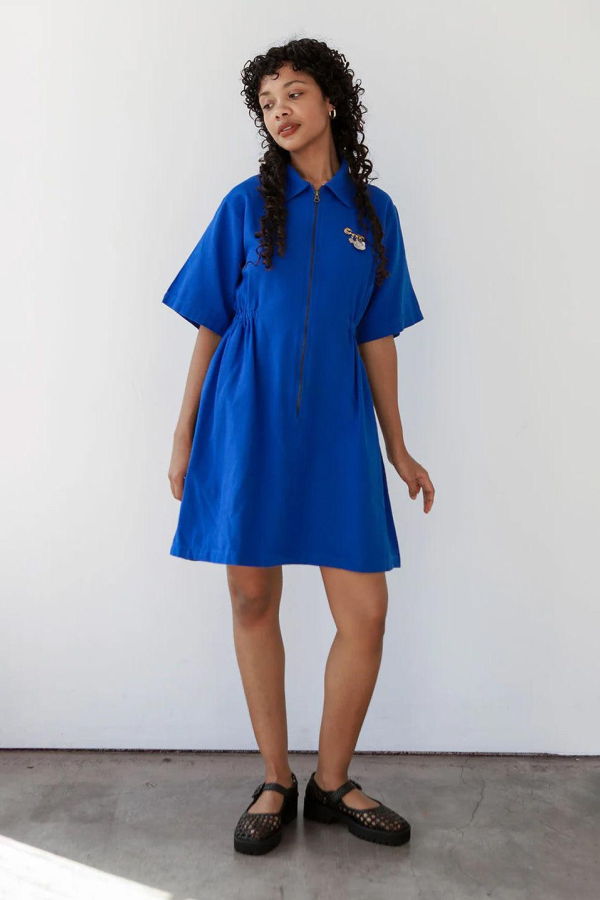 Noble Utility Dress - Cobalt Blue