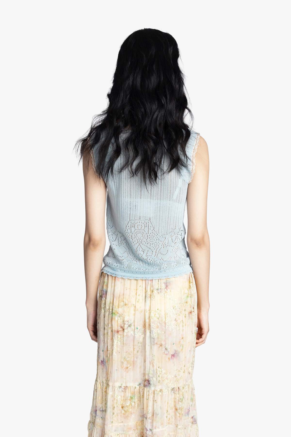 Anna Sui Lingerie Lace Knit Camisole - Image 5 of 7