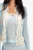 Anna Sui Lingerie Lace Knit Cardigan - Sky Blue - Thumbnail 2