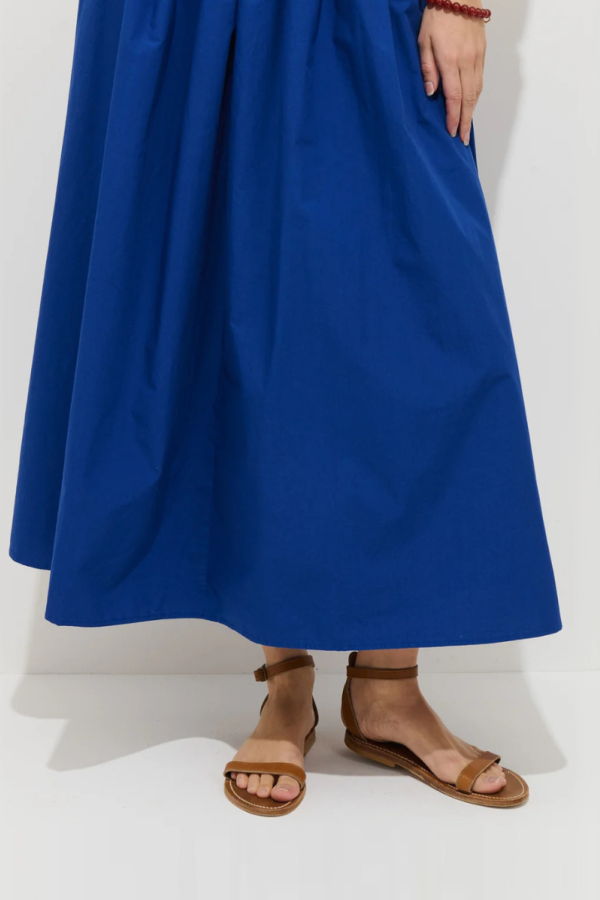 Alex Mill Sarah Poplin Skirt - Cobalt