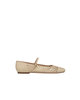Veronica Beard Ellie Raffia Mary-Jane Flat - Natural Raffia - Thumbnail 1