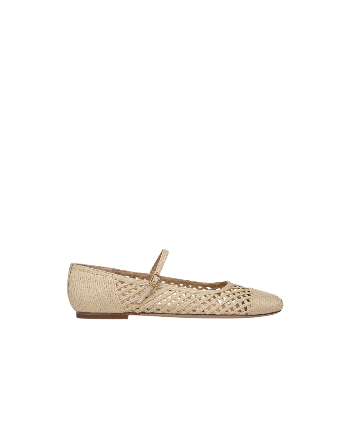 Veronica Beard Ellie Raffia Mary-Jane Flat - Natural Raffia - Image 1 of 5