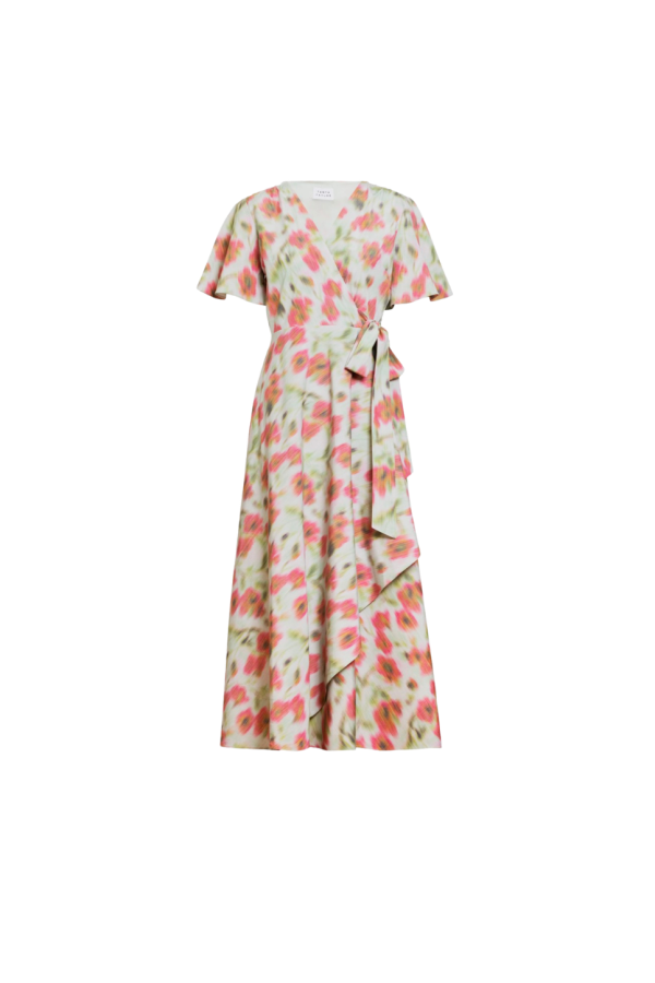Tanya Taylor Klaire Dress - Pistachio Multi