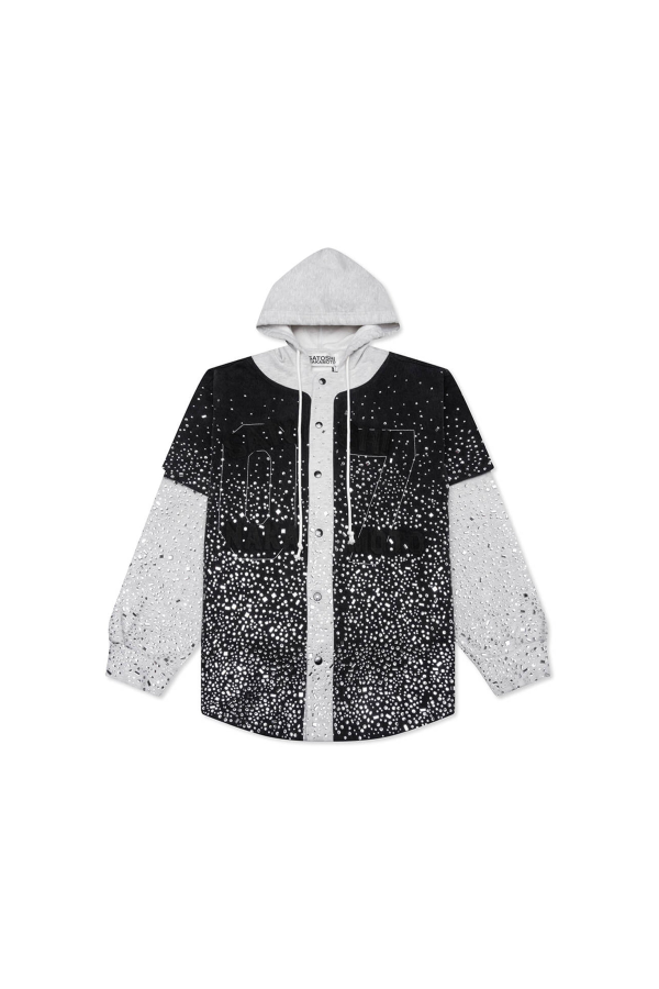 Satoshi Nakamsoto Shattered Glass Knapp Ranch Hoodie - Black/Grey