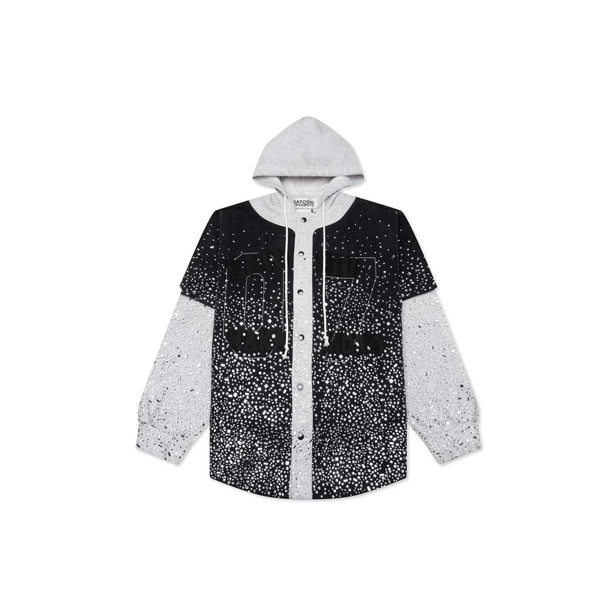 Satoshi Nakamsoto Shattered Glass Knapp Ranch Hoodie - Black/Grey - Image 1 of 3