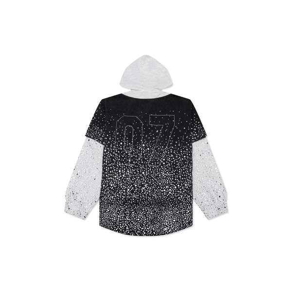 Satoshi Nakamsoto Shattered Glass Knapp Ranch Hoodie - Black/Grey