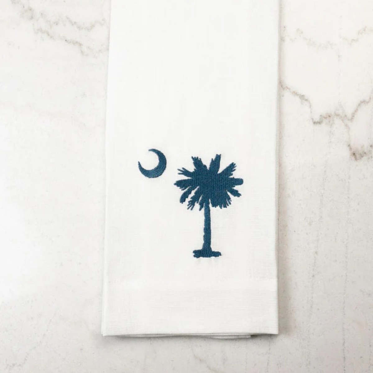 Arte Italica Palmetto Linen Towel - Royal Blue - Image 1 of 1