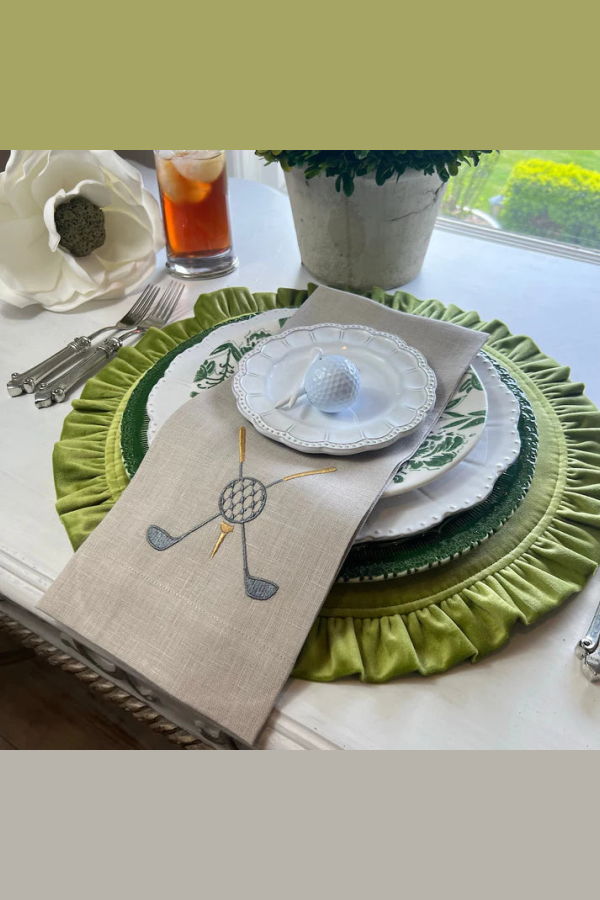 Arte Italica Soft Flax Golf Towel