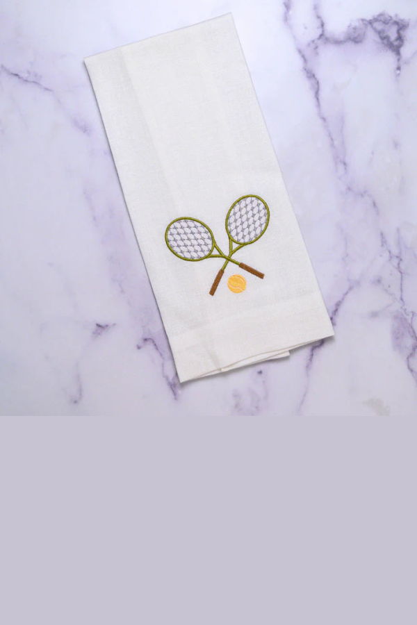 Arte Italica White Tennis Towel