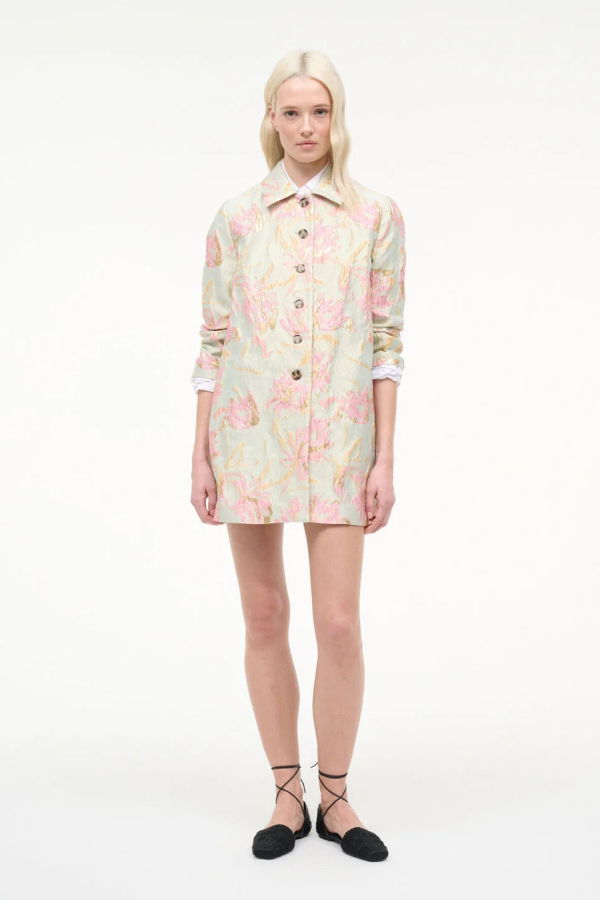 Staud Halton Jacket - Botanica Aloe