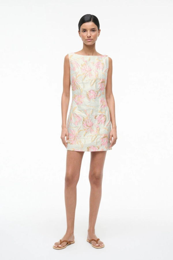 Staud Mimi Dress - Botanica Aloe