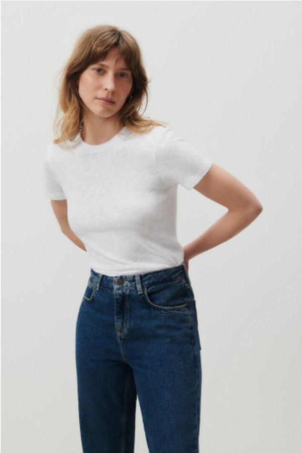 American Vintage Sonoma Crew Tee - Blanc