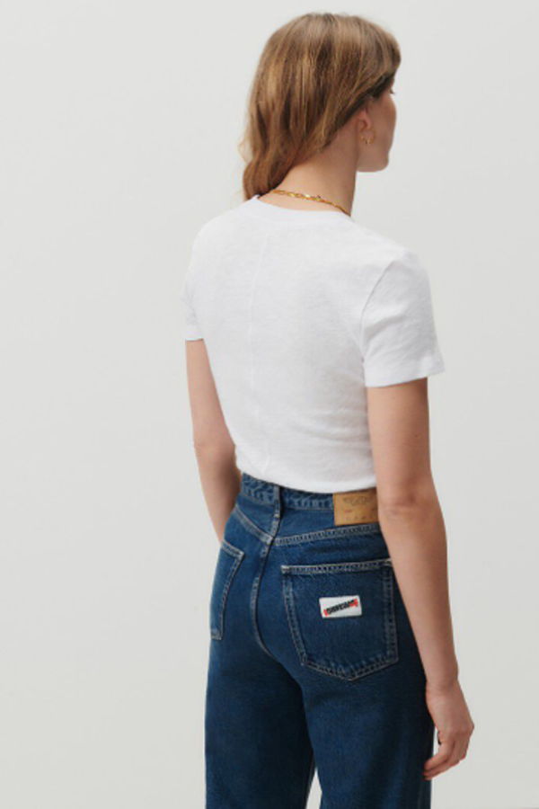 American Vintage Sonoma Crew Tee - Blanc