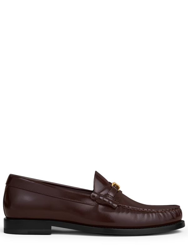 Celine Moccasin Triomphe Luco Flat Shoes - Brown Celine Moccasin Triomphe Luco Flat Shoes - Brown