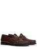 Celine Moccasin Triomphe Luco Flat Shoes - Brown - Thumbnail 2