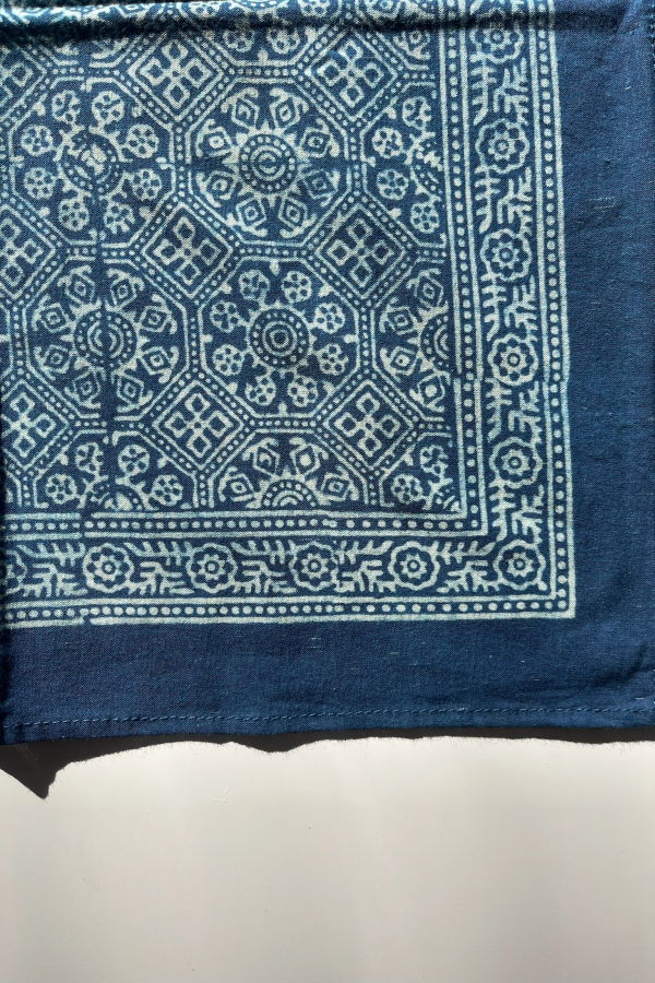 North Pakistan Artisans Pakistani Napkin Set - Indigo-Dyed