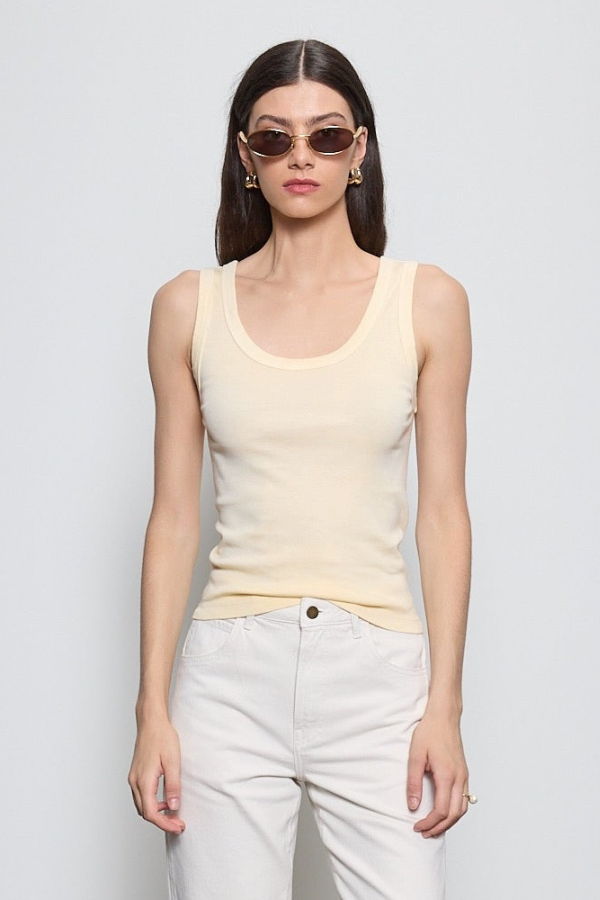 Enza Costa Supima Baby Rib Tank