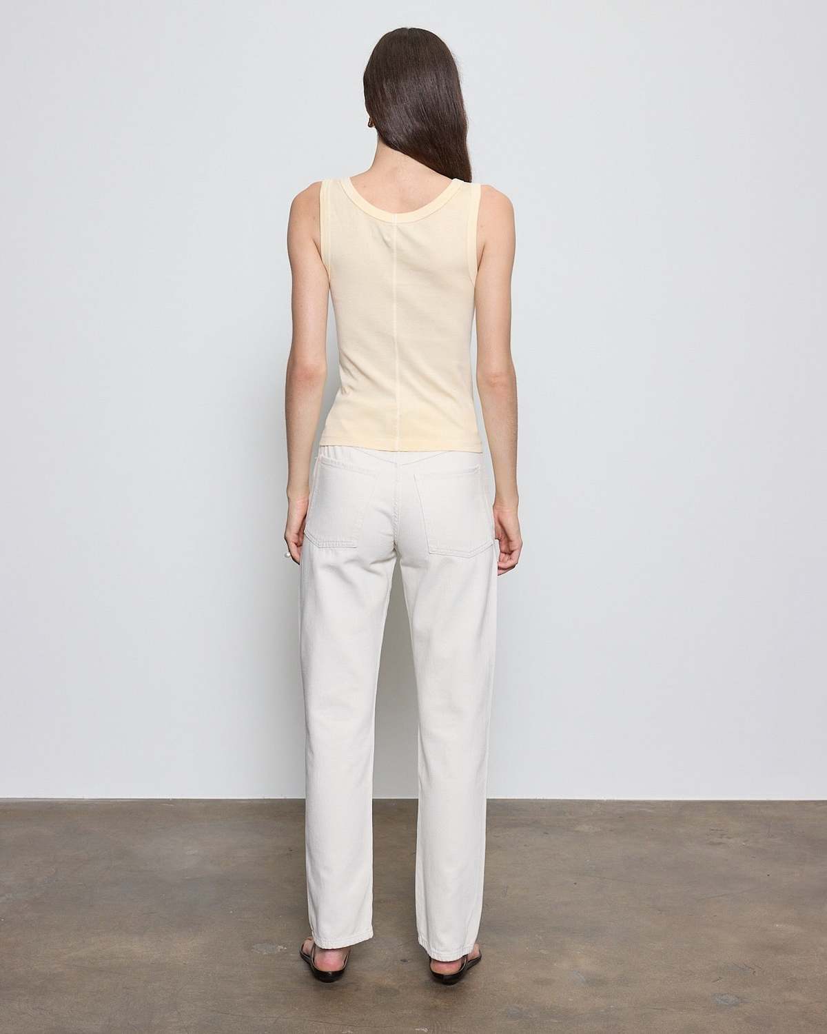 Enza Costa Supima Baby Rib Tank - Image 3 of 3