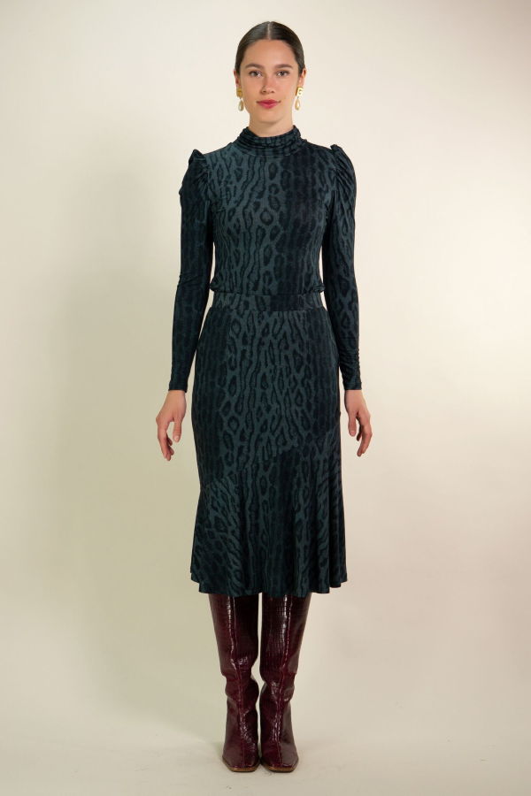 Kristinit Leopard Caron Top