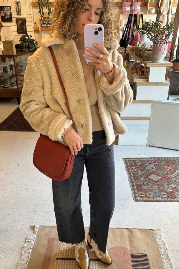 Atelier Delphine Faux Fur Jacket - Fawn Atelier Delphine Faux Fur Jacket - Fawn