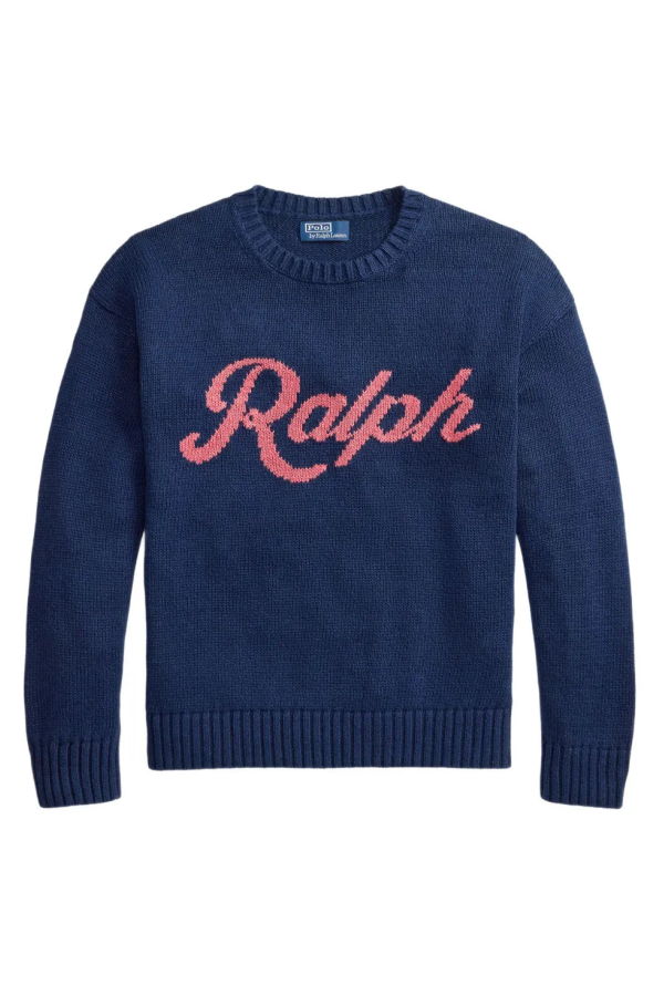 Polo Ralph Lauren Ralph Logo Crewneck Sweater - Cobalt