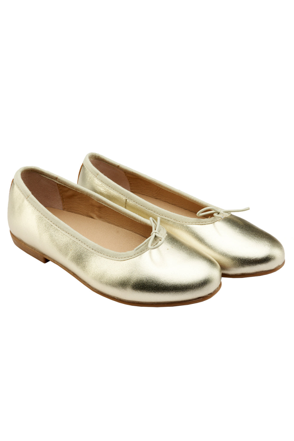 KIDS Old Soles Brule Ballet Flats - Gold