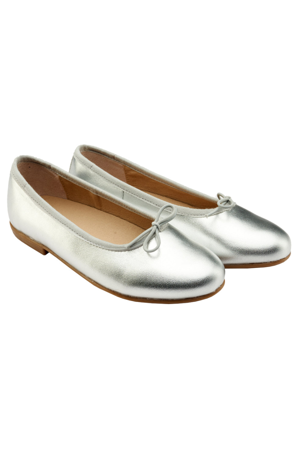 KIDS Old Soles Brule Ballet Flats - Silver