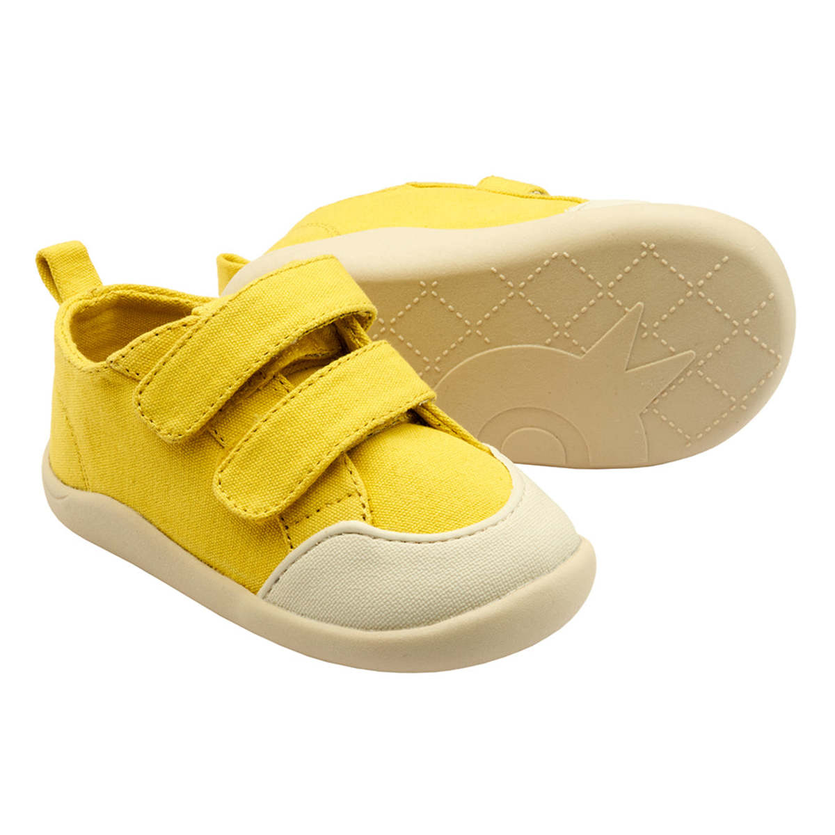KIDS Old Soles Salty Ground Sneakers - Yellow - Image 3 of 4