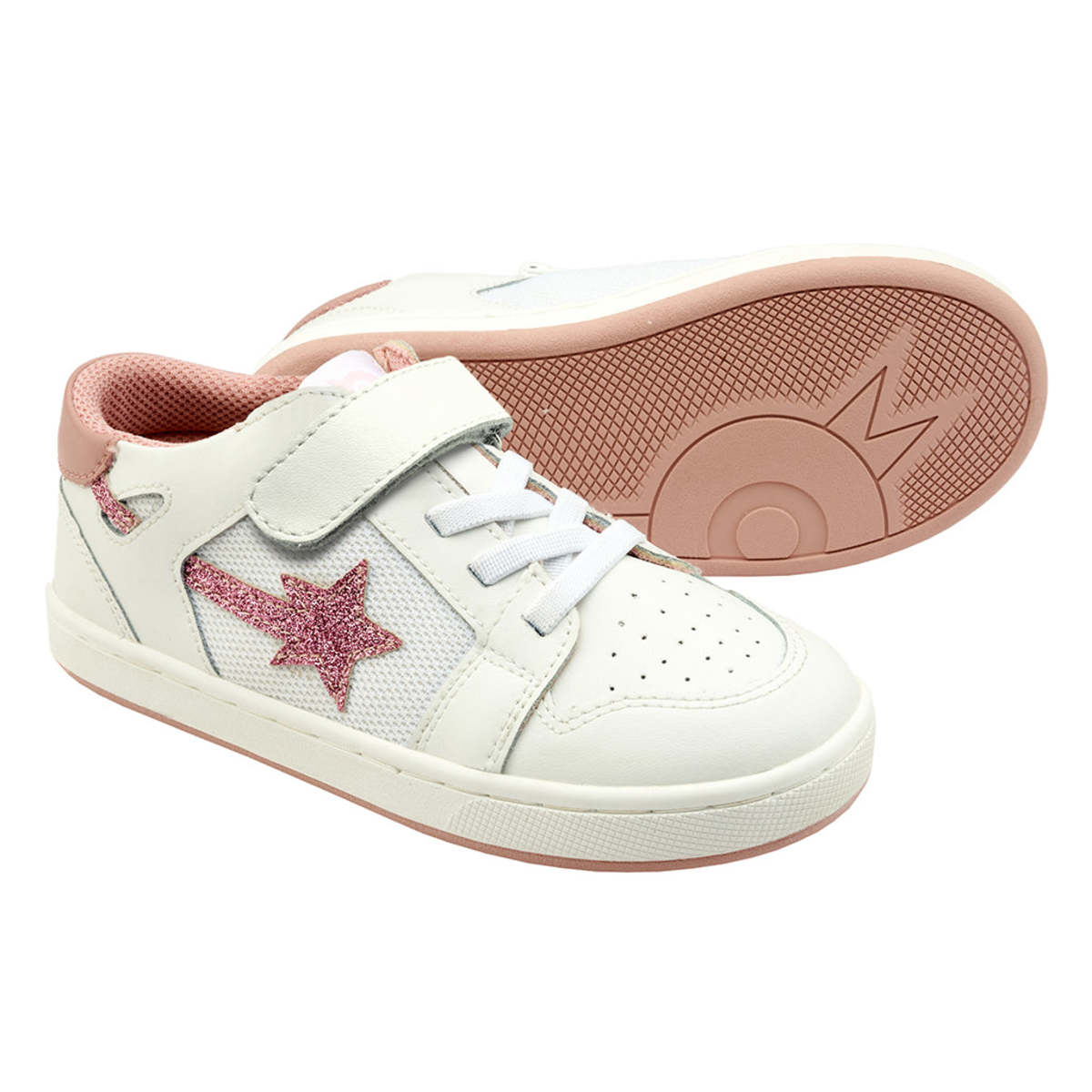 KIDS Old Soles Star Runner Sneakers - Pink - Image 2 of 3