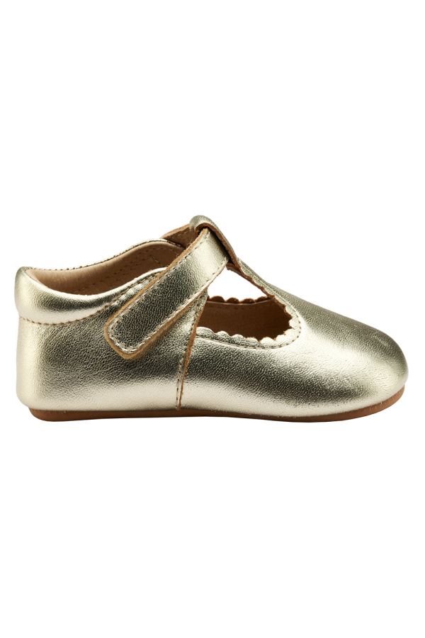 KIDS Old Soles Baby Rose Shoes - Gold