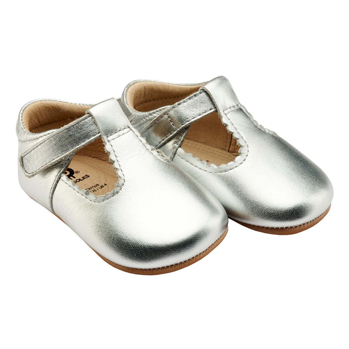KIDS Old Soles Baby Rose Shoes - Silver - Image 1 of 4