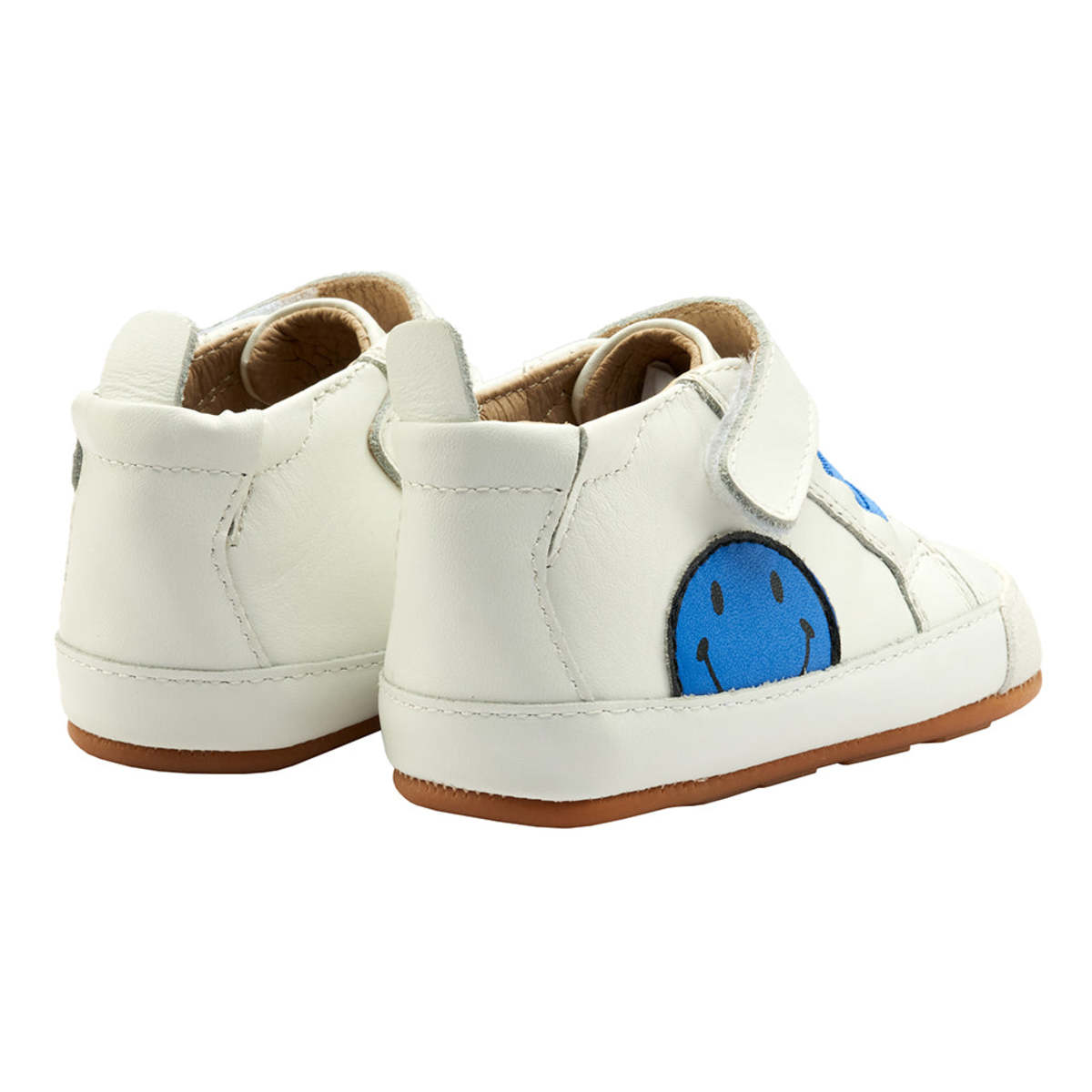 Old Soles Baby Spring Smiley Shoes - Blue - Image 4 of 4