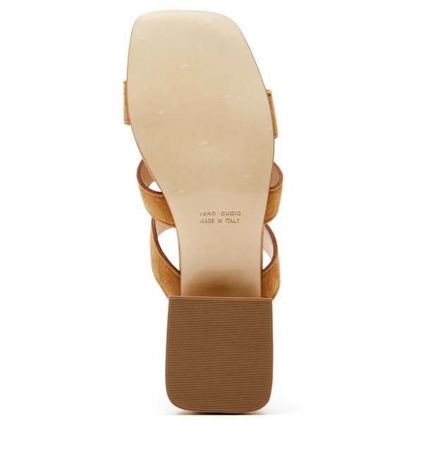 la canadienne Fifi Suede Sandal - Tobacco