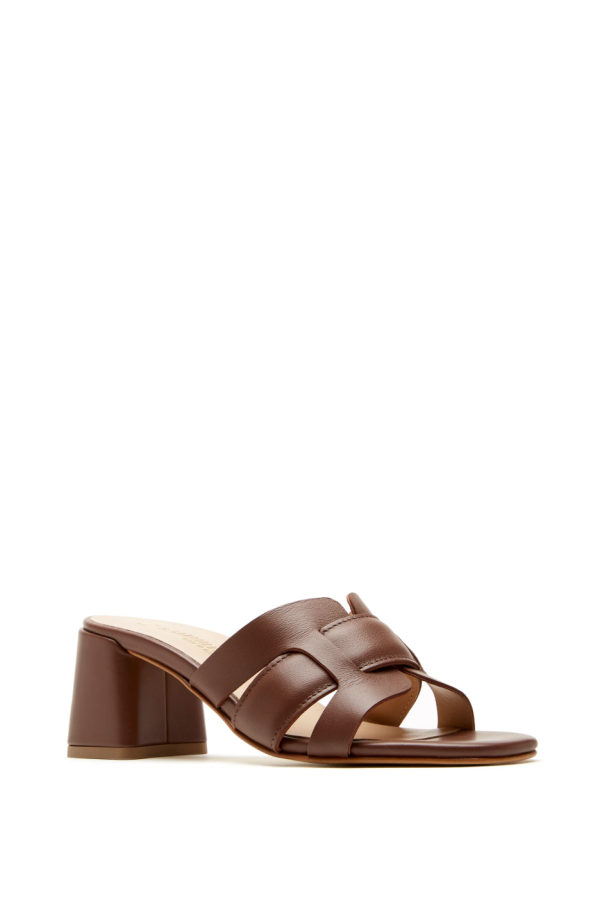 La Canadienne Fleetwood Heeled Leather Sandal