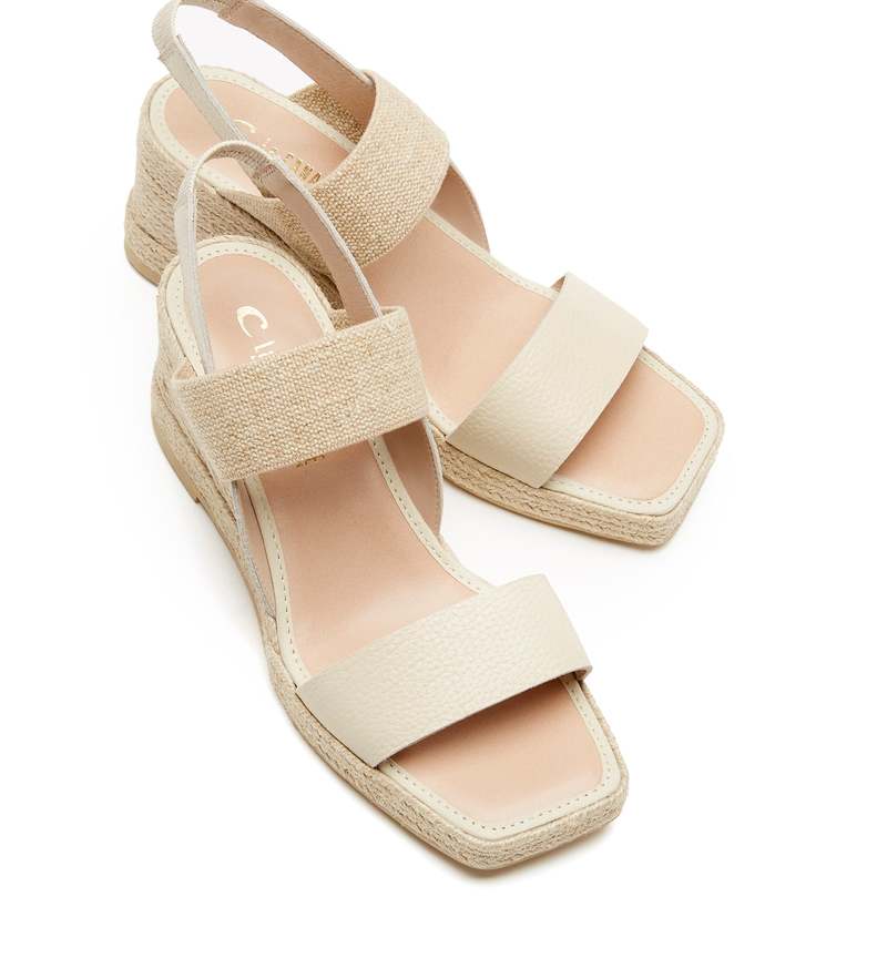 la canadienne Rosemary Sandal - Milk Pebble