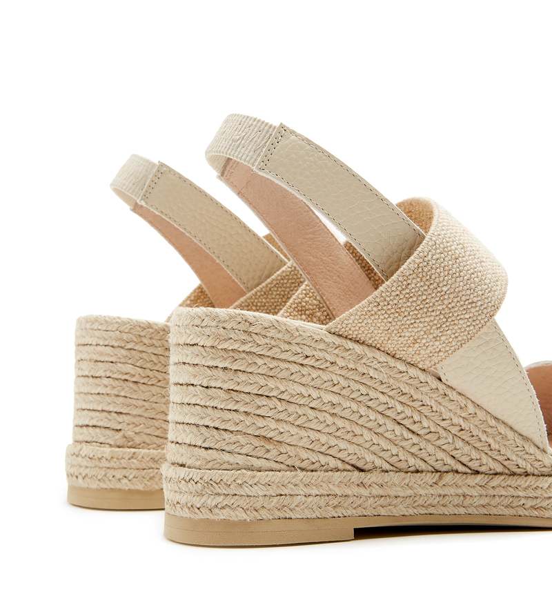 la canadienne Rosemary Sandal - Milk Pebble
