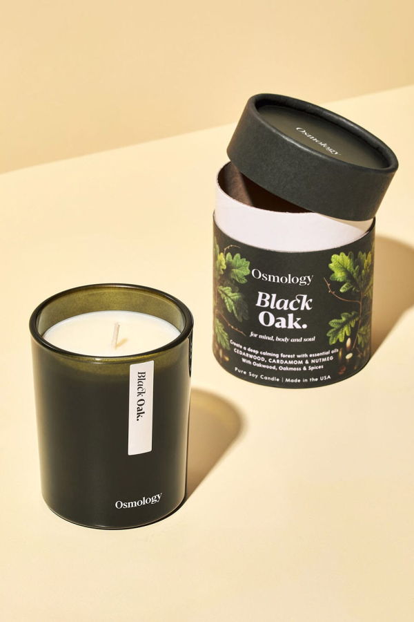 Osmology Black Oak Scented Candle - Cedarwood Cardamom and Nutmeg Candle