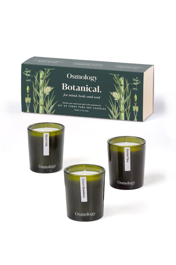 Osmology Botanical Green Mini Candle Gift Set