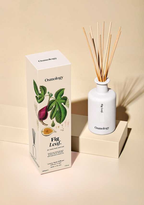 Osmology Fig Leaf Reed Diffuser - Black Fig Vetiver and Cedarwood Osmology Fig Leaf Reed Diffuser - Black Fig Vetiver and Cedarwood