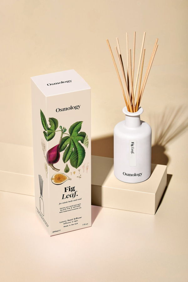 Osmology Fig Leaf Reed Diffuser - Black Fig Vetiver and Cedarwood