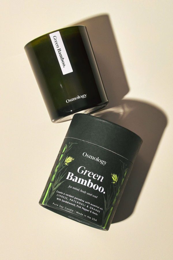 Osmology Green Bamboo Candle