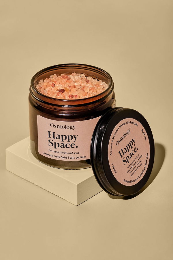 Osmology Happy Space Amber - Rose Geranium and Amber Bath Salts
