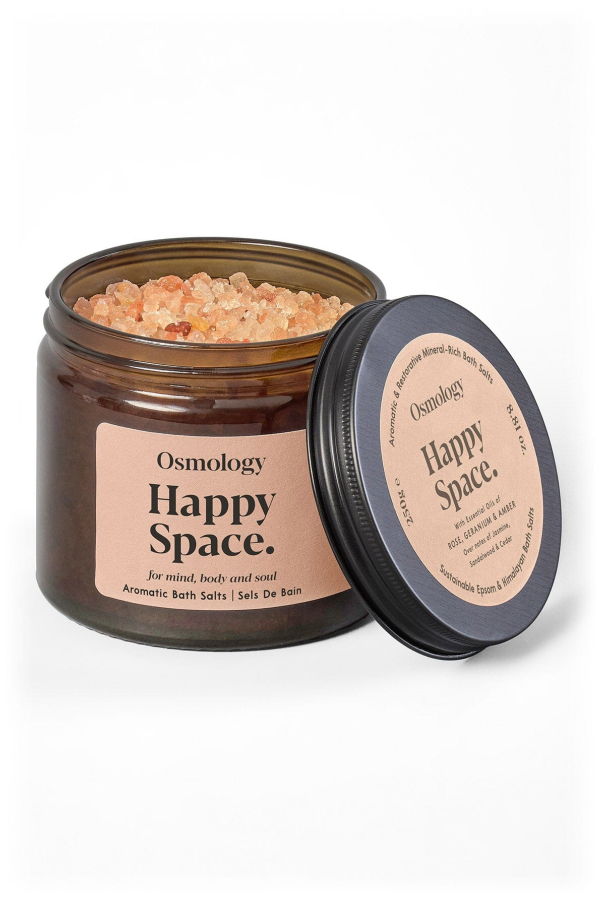 Osmology Happy Space Amber - Rose Geranium and Amber Bath Salts